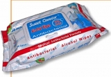 75% Antibacterial Alcohol Wipes - Kills viruses & Bacteria on Surfaces 60 wipes per pack / 24 packs per case For use in Hospitals, Medical Offices, Schools, & Offices